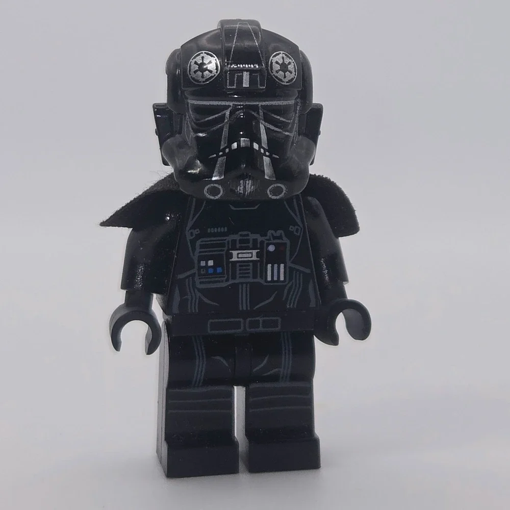 LEGO Star Wars Imperial TIE Fighter Pilot Minifigure Rogue One Black Excellent